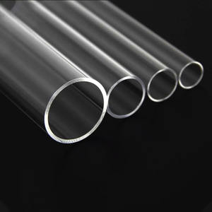 Herstellung Lieferung Hoch temperatur beständiges Quarzglas Klarglas Quarzglas rohr Quarzglas rohr - Product Image 5