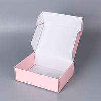 Boîte d'emballage personnalisée en carton ondulé Kraft auto-adhésif recyclable pour macarons, beignets et sushis
