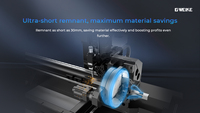 Nouvelle machine de découpe de fibres optiques à tube métallique de 6 m, 3000 W, pour tête 3 axes, commande CNC Cypcut, haute précision, refroidissement par eau.