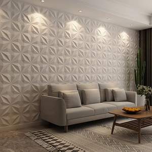 Varios paneles de pared interior 3D decorativos para el hogar Papel pintado impermeable <span class=keywords><strong>y</strong></span> duradero de PVC - Product Image 3