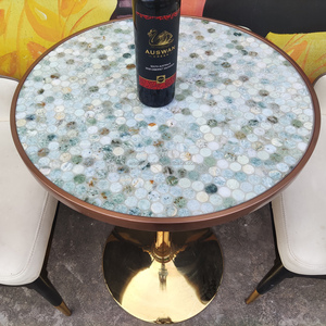 WEIDE nhà máy tùy chỉnh đá cẩm thạch khảm Bàn cà phê khách sạn nhà cá nhân đá bảng bãi biển ngoài trời sân bảng - Product Image 5