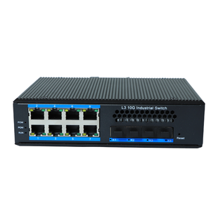 Switch réseau de gestion 4 ports 10 Gigabit 1000 Mbps 400W 128 Gbps avec 8 ports 10/100/1000 Mbps et console TP 1 port - Product Image 1