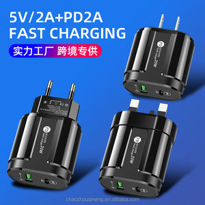 Chargeurs de téléphone double ports d'usine OEM <span class=keywords><strong>Chargeur</strong></span> mural USB C Type c Prise UE US Royaume-Uni <span class=keywords><strong>Chargeur</strong></span> de téléphone USB - Product Image 4
