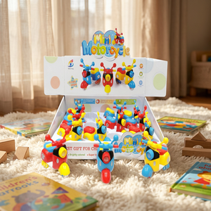 Mini Moto Scooter 3D Puzzle Jouet en Plastique Jeu d'Assemblage Mobile Ensemble Cadeau Coloré pour Enfants - Product Image 5
