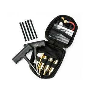 Wheelsky - <span class=keywords><strong>Kit</strong></span> de Reparación de Neumáticos sin Cámara para Bicicleta, Motocicleta y Automóvil, con Bolsa de Transporte Portátil de 19 Piezas y Cartuchos de CO2 - Product Image 1
