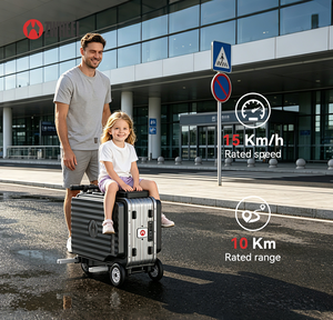 Valise à roulettes ZWEEL ABS+PC à coque rigide avec barre de traction et serrure pour voyage unisexe, légère, portable, design moderne - Product Image 5