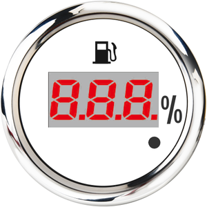 Medidor de Nivel de Combustible Digital LED Verde Dual de 52 mm con Alarma Intermitente 240-33 Ohm - Product Image 1