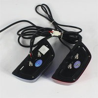 HAIBANG nueva condición LED rojo y azul luz estroboscópica de advertencia seguridad electrónica faro delantero de motocicleta modelo ACE