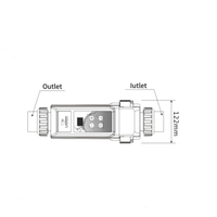 1.5 "4 g/h Wifi générateur de chlore cellule électrolyse de l'eau salée avec 8 g/h sel pour piscine