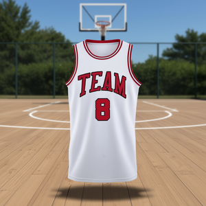 เสื้อบาสเก็ตบอลแบบสั้น Tms-Rg-T ระบายอากาศได้ดี พิมพ์ลายดิจิทัล โพลีเอสเตอร์ 100% แห้งเร็ว ไซส์ใหญ่พิเศษ ชุดยูนิฟอร์มทีมสำหรับผู้ใหญ่แบบ unisex - Product Image 2