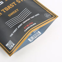Sacs d'emballage refermables de qualité alimentaire personnalisés en plastique zip-lock viande séchée casse-croûte boeuf séché en tranches Jerky Biltong 14g avec fermeture éclair