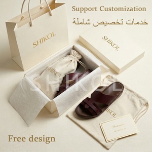 <span class=keywords><strong>Sandales</strong></span> arabes en <span class=keywords><strong>cuir</strong></span> véritable SHIKOL pour hommes – Chaussures de créateur de luxe, personnalisées, faites à la main, pour affaires et décontracté – Vente en gros - Product Image 5