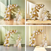 Arche en fer forgé pour mariage et fête, support de fleurs, décoration de scène, arche à ballons, vente en gros d'usine, Instagram