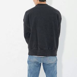 Custom Mens <b>Sweatshirt</b> With Pocket Vintage Heavyweight Oversize <b>Plain</b> <b>Sweatshirt</b> 2025 - Product Image 3