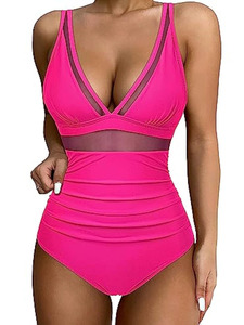 Traje de Baño de Una Pieza para Mujer con Diseños de Leopardo, Paisley y Cuadros para un Uso Cómodo y Activo en la Playa y para Surfear Todo el Día - Product Image 6