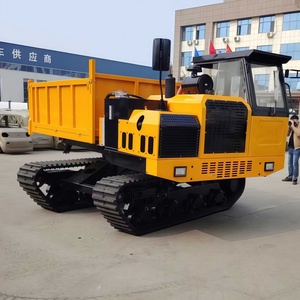 Caminhões Mini <span class=keywords><strong>Dumper</strong></span> de Esteira de 8 Toneladas com Esteira de Borracha para Venda Quente - Product Image 2