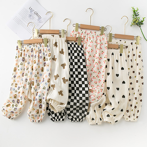2025 nouveau bébé anti-<span class=keywords><strong>moustique</strong></span> pantalon mince coton lanterne pantalon pour garçons <span class=keywords><strong>et</strong></span> filles pantalons longs amples <span class=keywords><strong>et</strong></span> polyvalents - Product Image 1