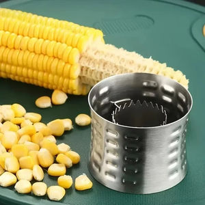 Éplucheur de maïs manuel en acier inoxydable pour la vente en gros, outil de cuisine facile à nettoyer pour l'élimination des épis, coupe-légumes domestique - Product Image 5
