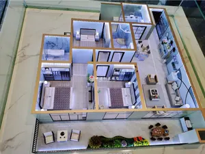 Modello in scala personalizzata per la mostra modello in scala architettonica modello in miniatura edificio architettonico interno