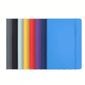 Design Elastic Strap Notebook Wholesale Business Notebook Set Creative Office Solid Color Notebook - Product Image 6