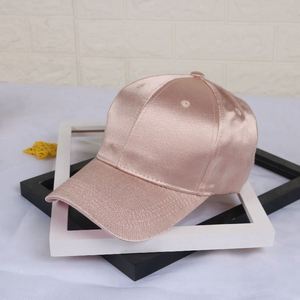 Casquettes de baseball en satin uni personnalisées à 6 panneaux, tendance et abordables - Product Image 4