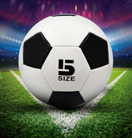 Modèle personnalisé, nouveau n° 5 ballons de football en PU cousus à la machine, de haute qualité, résistants à l'usure, personnalisables
