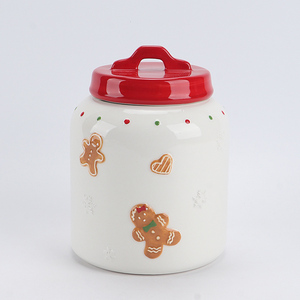 Base de Cerámica <span class=keywords><strong>para</strong></span> Pastel con Diseño de Casa de Jengibre Navideña, Pedestal Festivo con Puntos <span class=keywords><strong>para</strong></span> Postres, Exhibidor de Pasteles <span class=keywords><strong>para</strong></span> Fiestas, 10 Pulgadas - Product Image 2