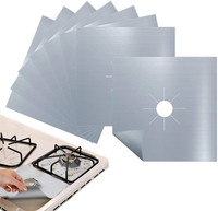 Vendre rapide cuisinière protecteur couverture revêtement cuisinière à gaz protecteur réutilisable brûleur à gaz tapis accessoires de cuisine tapis