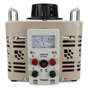 Régulateur de tension Tengen 200x230x200mm monophasé à sortie réglable, autotransformateur - Product Image 3