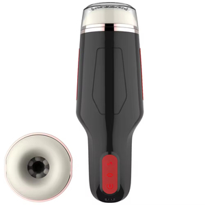 One-Click Burst Adult Sex Toys for Men 10-Freq Vibrating and 5-Freq <b>Clamping</b> Charging Masturbator - Product Image 2