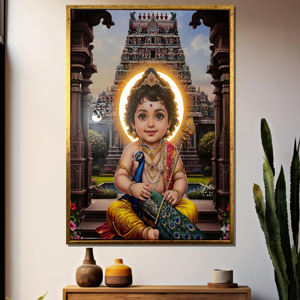 Cuadros Artísticos de Buda de Alta Calidad al por Mayor con Luces LED y Marcos de Vidrio, Impresos con UV para Decoración del Hogar y Templos - Product Image 5