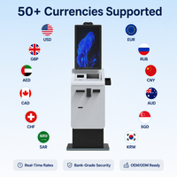 Quiosco de Pago de Autoservicio con Pantalla Táctil, Compatible con Múltiples Monedas, Reciclador de Monedas y Billetes, Escáner de Pasaportes, Cambio de Divisas