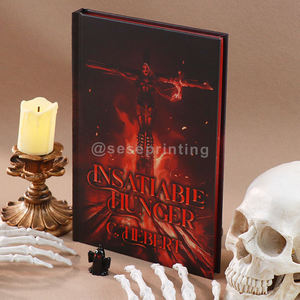 Custom Hardcover Novel <b>Book</b> Printing Service with Sprayed Edge Fancy Paper Hard Cover-<b>Book</b> Publishing Printing Services - Product Image 2