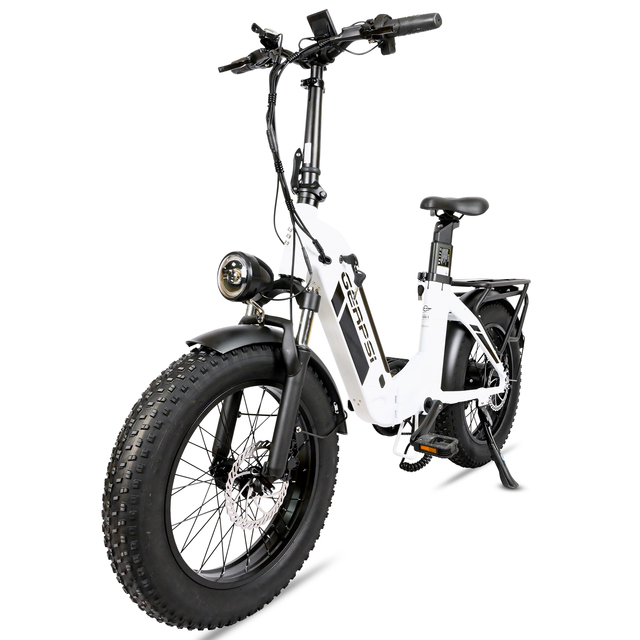 Baolujie Foldable Fat Tire Electric Bike 48V 500W 20" 7 Speed 27Ah Long Battery Life Urban Commute E-Bike