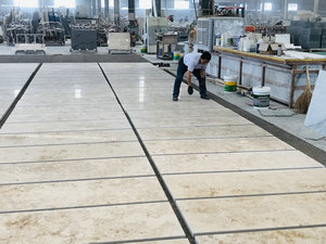 SH STONE Carreaux de sol en pierre calcaire beige pour extérieur et intérieur - Product Image 3