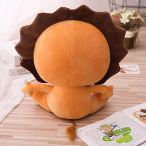 Muestra <span class=keywords><strong>gratis</strong></span> super suave selva leo cabeza grande sol Rey León animal de peluche de juguete de regalo - Product Image 4