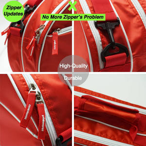 Muestra Gratis, Bolsa de Raquetas Deportiva Portátil de PU, para Pádel, Pickleball, Tenis, Bádminton, Mochila - Product Image 4