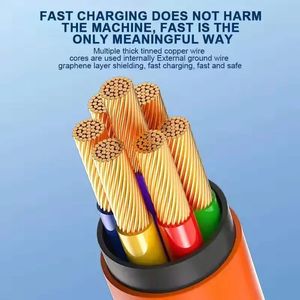 Factory Hot Sale 100W Zinc Alloy Connector 1M Silicone Multiple USB <b>Type</b> <b>C</b> Fast Charging Data <b>Cable</b> for Mobile Phones - Product Image 3