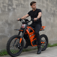Nouvelle Moto Tout-Terrain Électrique Sans Balais X50 Trail 10000W 2026 avec Batterie Lithium 72V40Ah de Haute Qualité pour Modèle Light Bee
