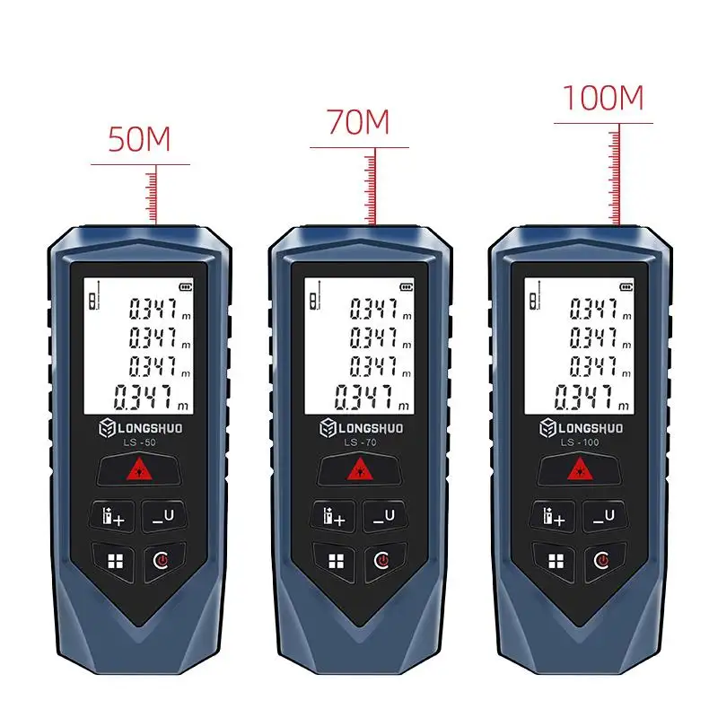 digital laser distance meter 50m 70m 100m laser range finder measuring tape Infrared rangefinder Handheld