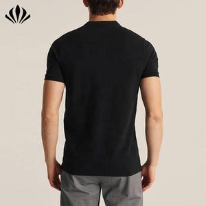 <span class=keywords><strong>Polo</strong></span> con cuello de banda para hombre, <span class=keywords><strong>Polo</strong></span> de tres botones para hombre, <span class=keywords><strong>Polo</strong></span> de tenis de piqué de mezcla de algodón - Product Image 6