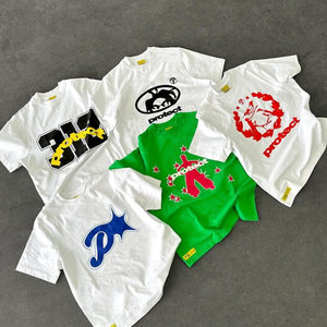 Drop Shoulder Heavyweight 250 280 Gsm Heavyweight Custom Graphic Screen Printing Boxy Tee T Shirt Soft Cotton Round Neck Tshirt - Product Image 6