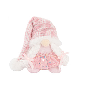 Adornos navideños, gorro tejido con lentejuelas para pareja, duende, Rudolph, regalo de Navidad, decoración, adornos - Product Image 5