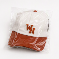 Casquette de baseball WEINI à 6 panneaux, logo personnalisé en chenille, couleur contrastée, style vintage, casquette de sport pour papa, vente en gros, qualité supérieure