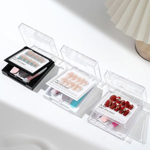 Groothandel Manicure Gereedschap 2-in-1 Dubbellaags Design Handgemaakte Nagels Opbergdoos Press-on Nagels Verpakking Lege Doos - Product Image 3