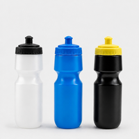 Bouteille d'eau de cyclisme en plastique PE de qualité alimentaire, anti-fuite, logo personnalisable, 650 ml, bouteille de sport portable à presser pour vélo