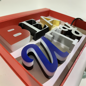 Para COSUN Chan 3D LED iluminado signos para restaurantes bares oficinas y edificios transformador alimentado publicidad Minated signos - Product Image 4