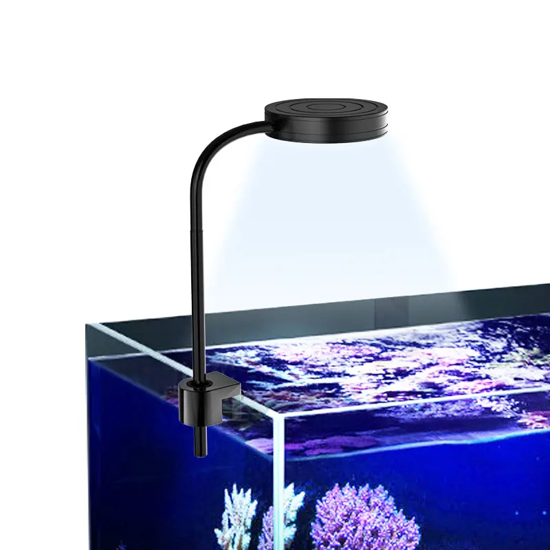 Nano 12W CRI 95 wrgbフルスペクトル淡水水槽ランプは、昼夜コントローラー付きの水族館ライトを導きました