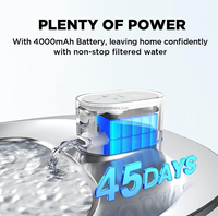 WINNOX Distributeur d'eau automatique intelligent sans fil pour animaux de compagnie en acier inoxydable avec capteur électrique – Gamelle d'eau pour chat en gros