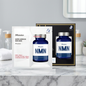 JMSOLUTION Premium Water-Luminous NMN Mask Korean Skincare Hot Selling Face Mask Made Korea Whitening Feature 1 Unit = 5 Pieces - Product Image 2